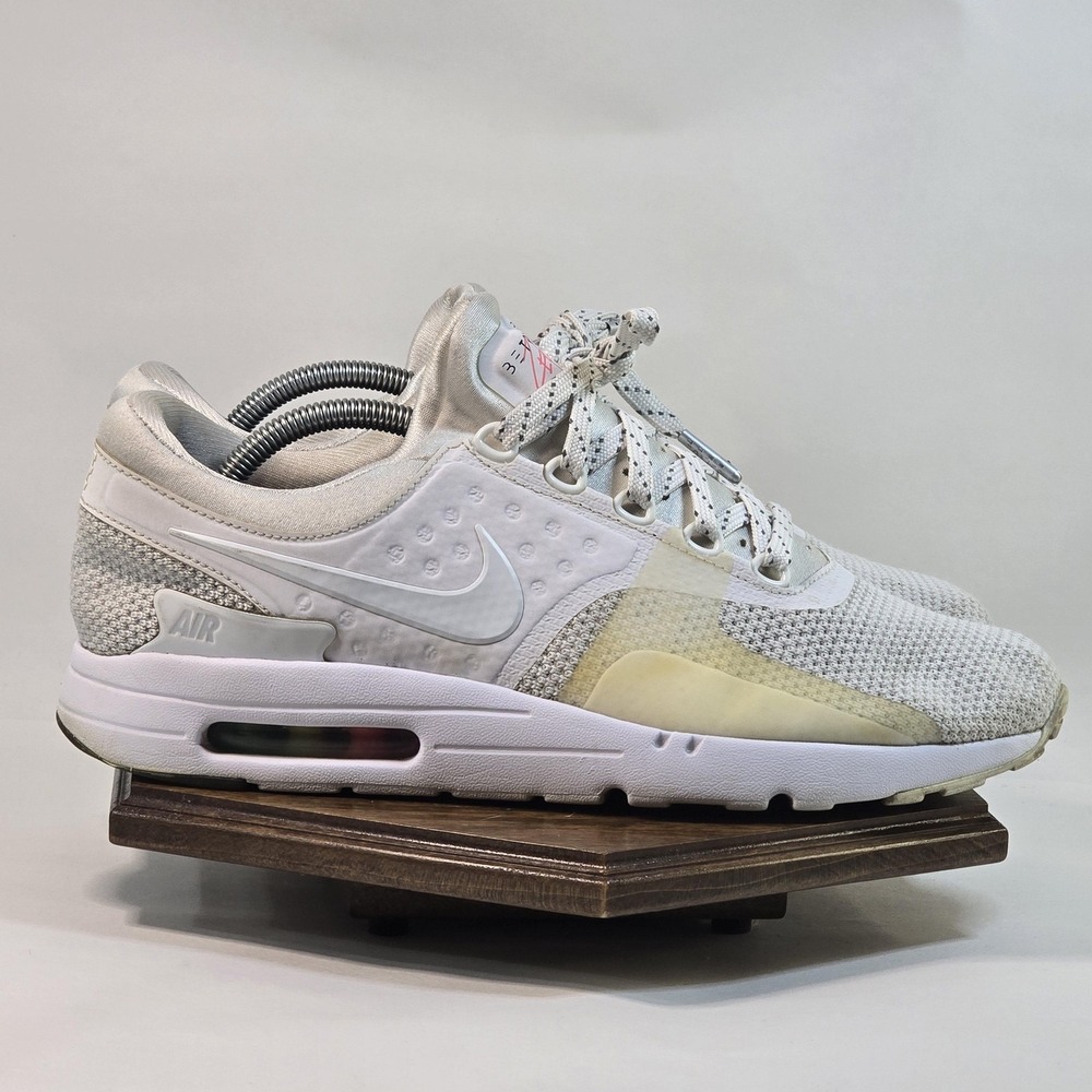 Nike Air Max Zero Be True Shoes Mens Size 10.5 White Running Sneakers 789695-101